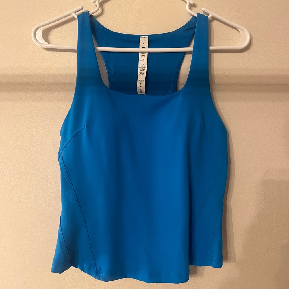 Lululemon Poolside blue tank top size 6